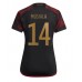 Billige Tyskland Jamal Musiala #14 Bortetrøye Dame VM 2022 Kortermet